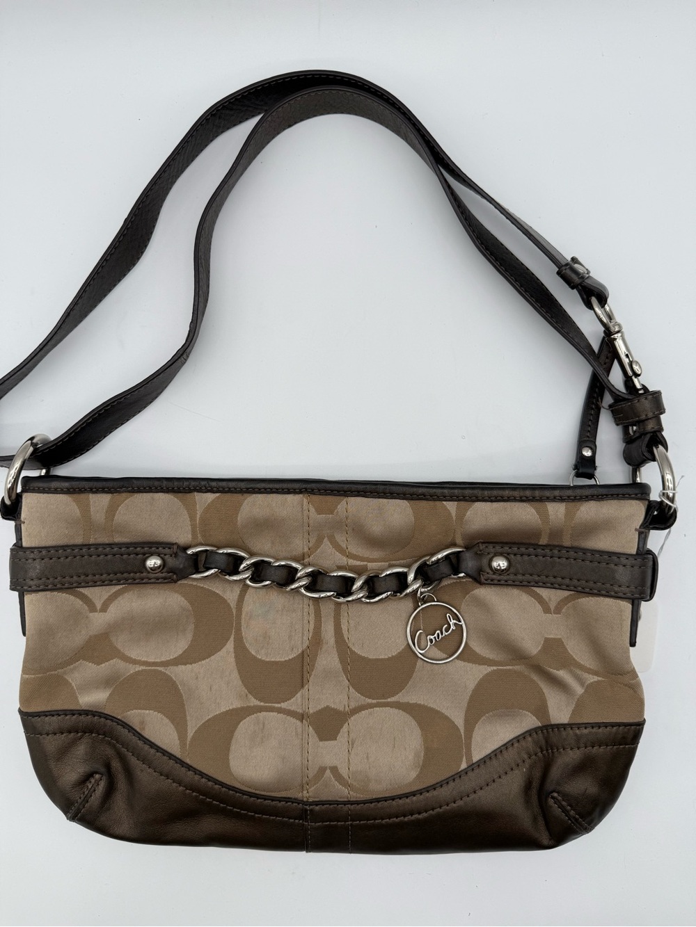 COACH EAST WEST CHAIN SHOULDER BAG